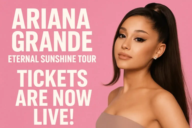 Ariana Grande Is Back on Tour After 7 Years — Eternal Sunshine Tickets Are Finally Live!