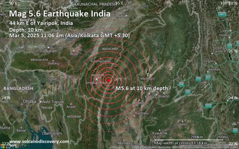 Assam Earthquake Today: Magnitude, Epicentre, Impact, and Updates