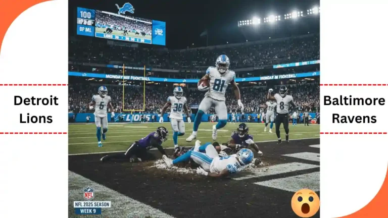 Detroit Lions vs Baltimore Ravens Monday Night Football 2025: Complete Recap, Highlights, and Key Takeaways