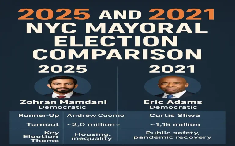 2025 and 2021 NYC Mayoral Election Comparison: How the City’s Politics Transformed