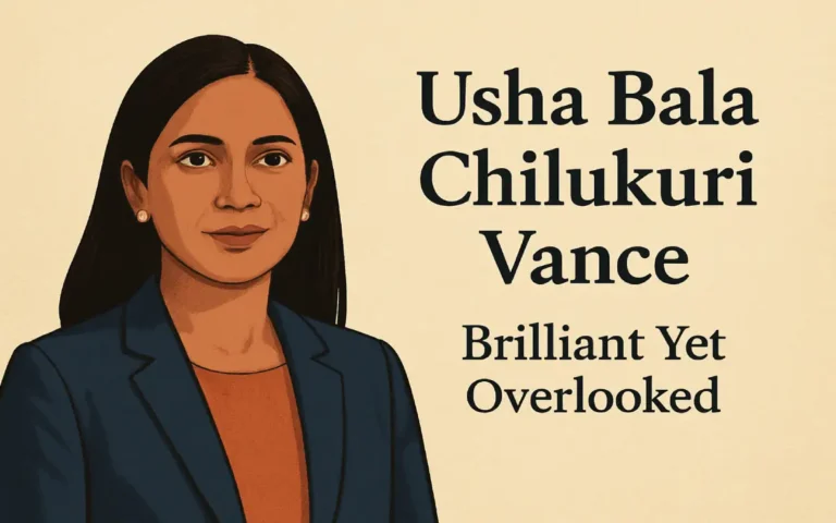 Usha Vance: Powerful Yet Quiet